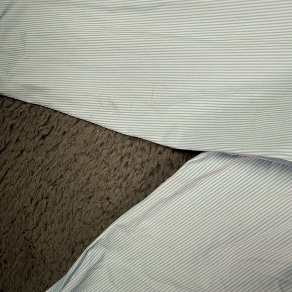 Rhone Shirt Mens L Blue Classic Fit Commuter Button Performance Italian Fabric - Picture 9 of 12